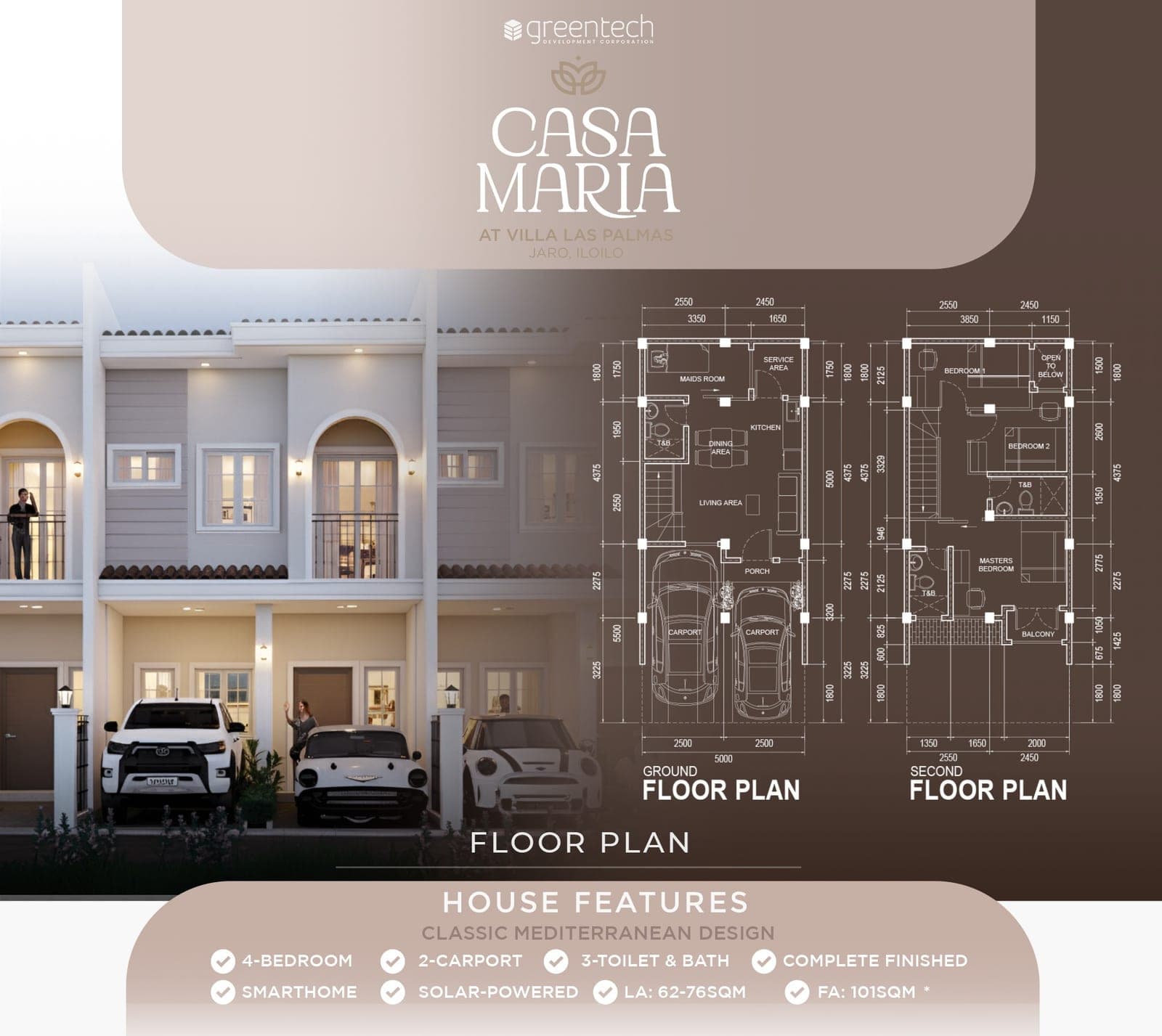 House and Lot at Casa Maria at Villa Las Palmas, Jaro