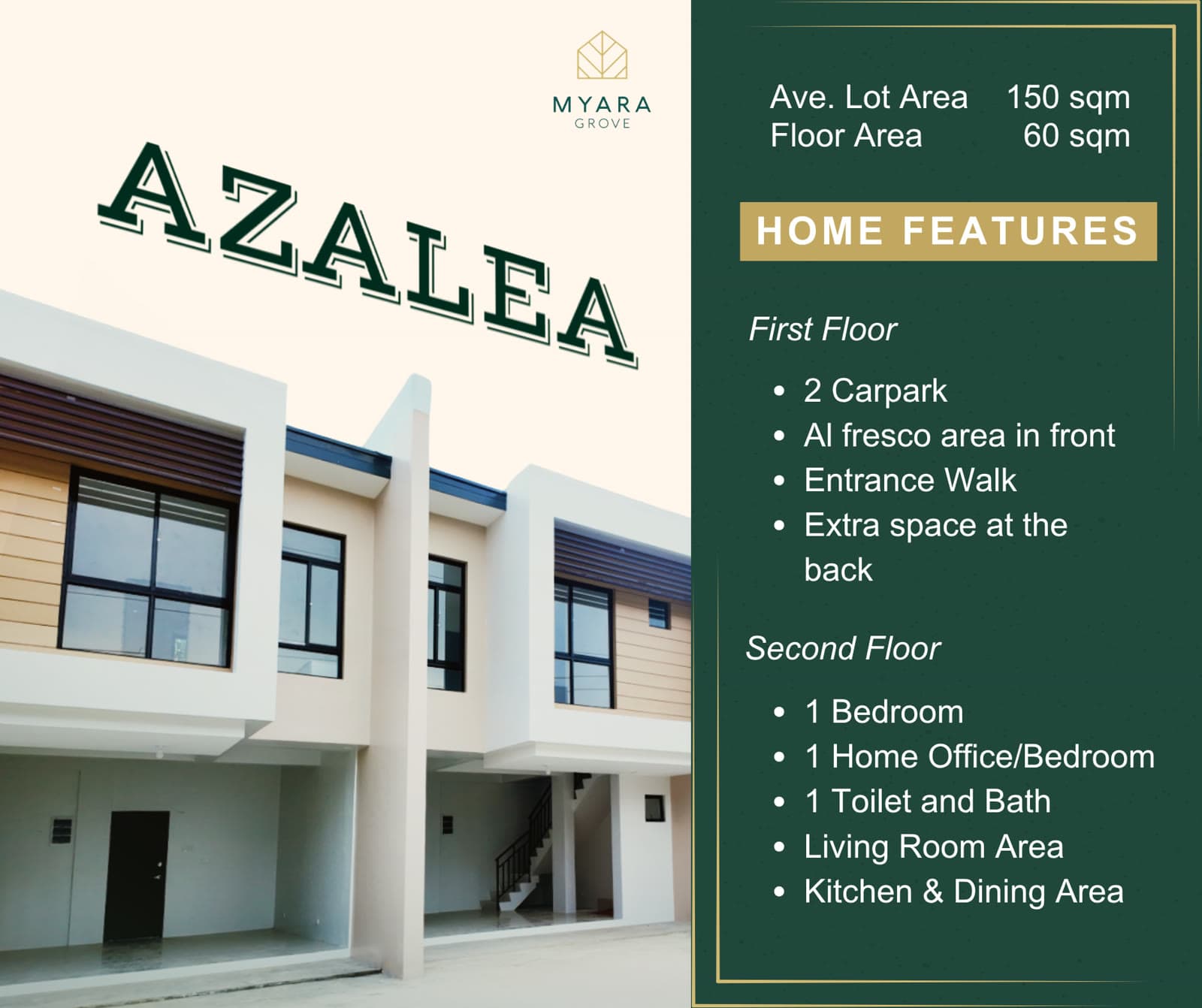 Azalea Shophouse End Unit at Myara Grove, Iloilo City