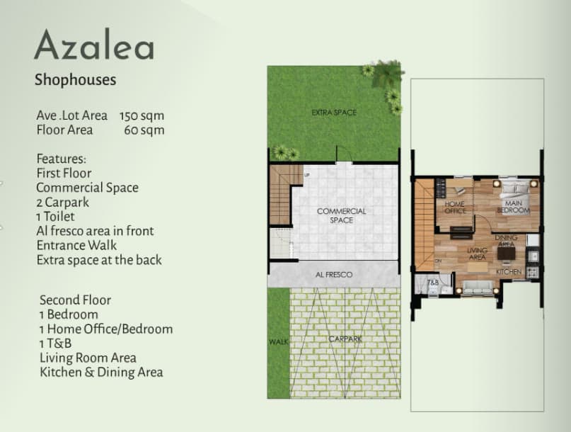 Azalea Shophouse End Unit at Myara Grove, Iloilo City
